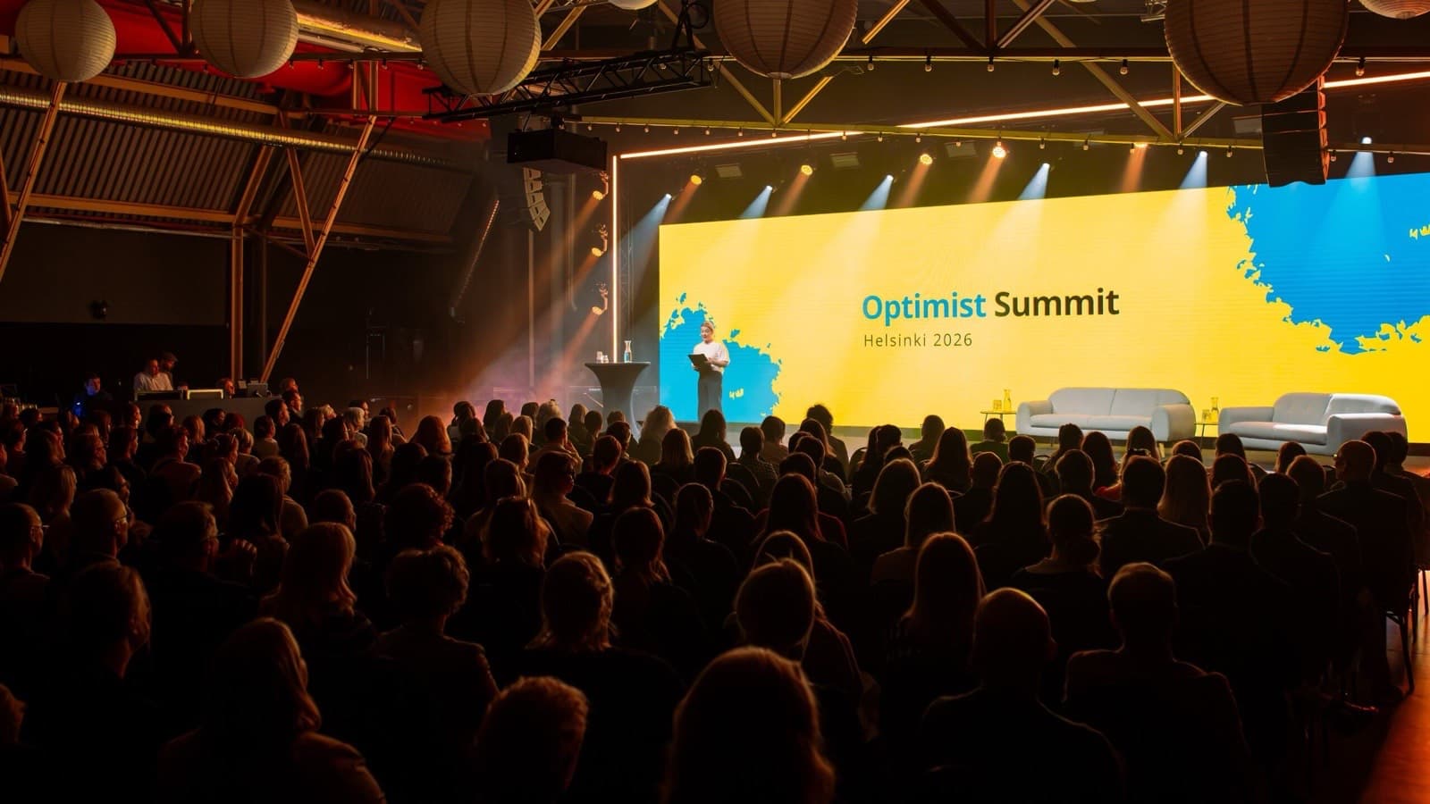 Publik på Optimist Summit Helsinki 2026